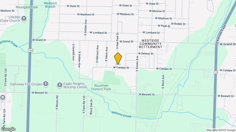 1164 S Oak Park Dr Mapa y Detalles de la Ubicación