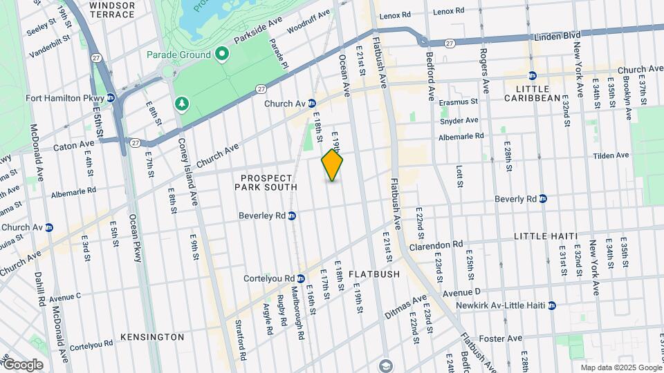 229 E 18th St Map and Location Details