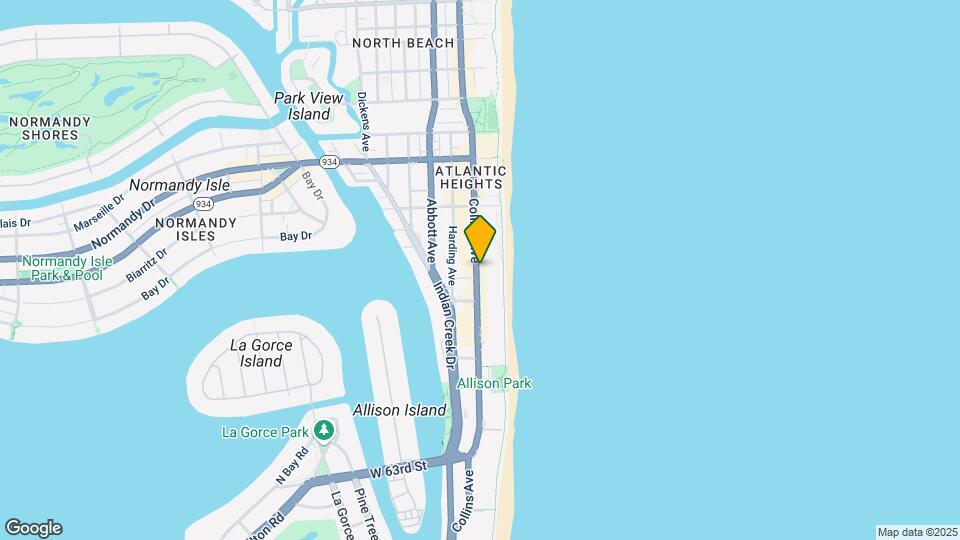 6767 Collins Ave Mapa y Detalles de la Ubicación