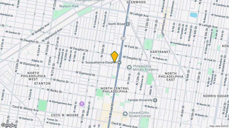 2217 N Carlisle St Map and Location Details