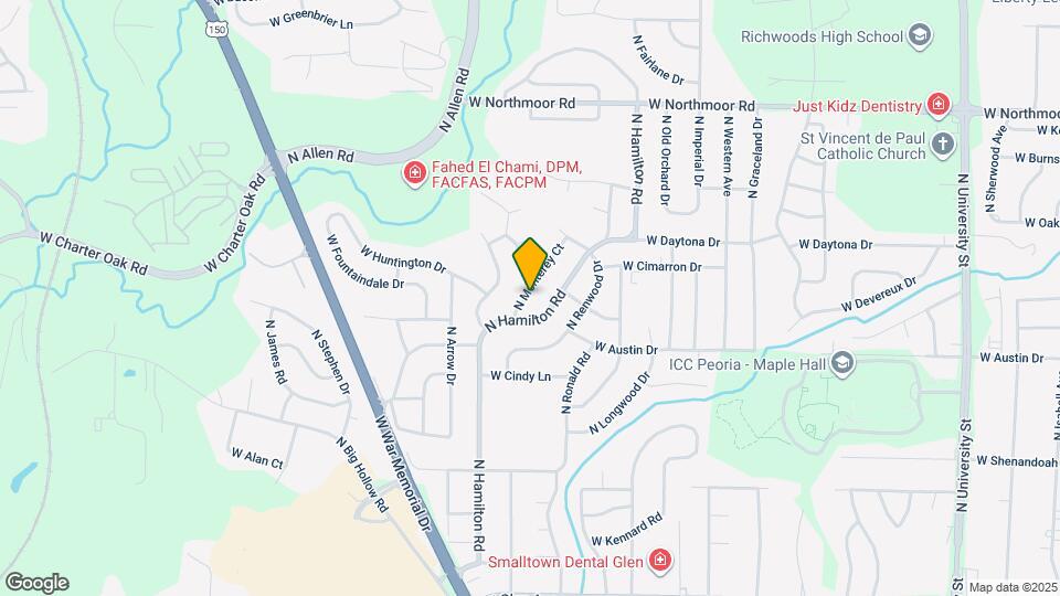 5620 N Monterey Ct Map and Location Details
