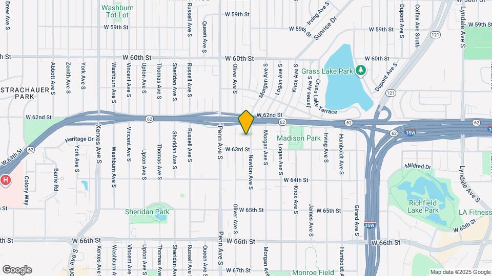 6228 Newton Ave S Map and Location Details