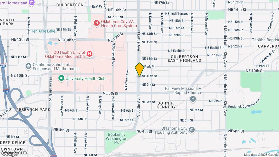 1300 NE 10th St Map and Location Details