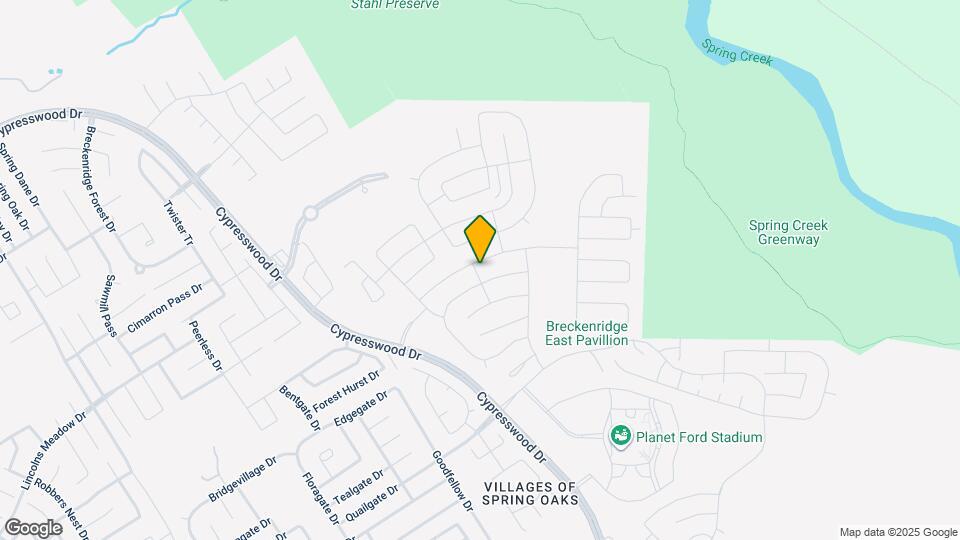 5402 Creekstone Rise Ln Map and Location Details