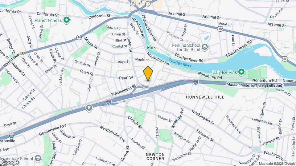 13 Nonantum Pl Map and Location Details