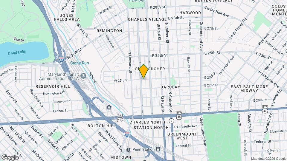 2223 Maryland Ave Map and Location Details