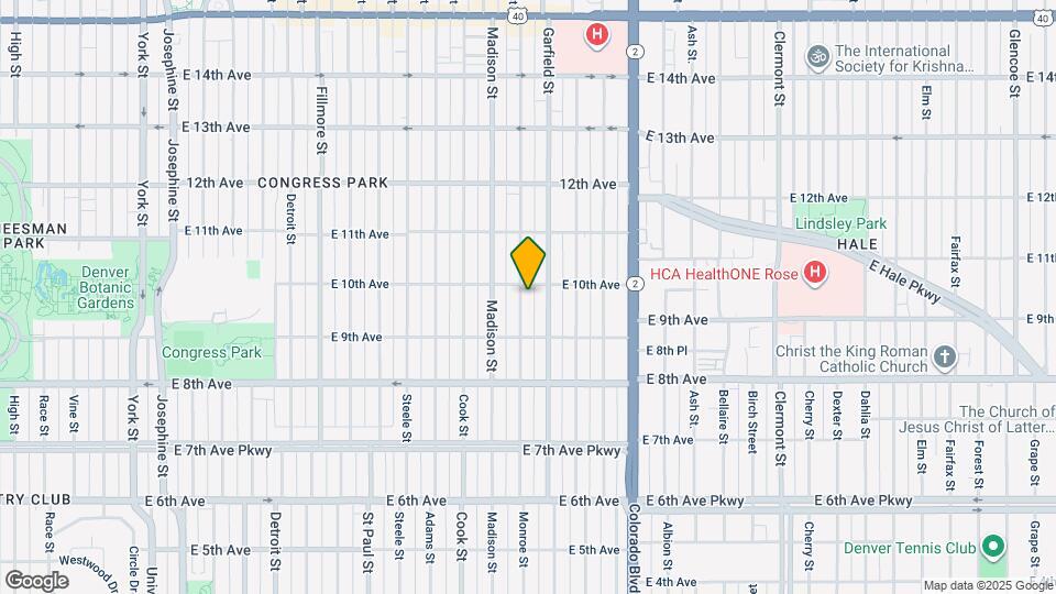 960 Monroe St Map and Location Details