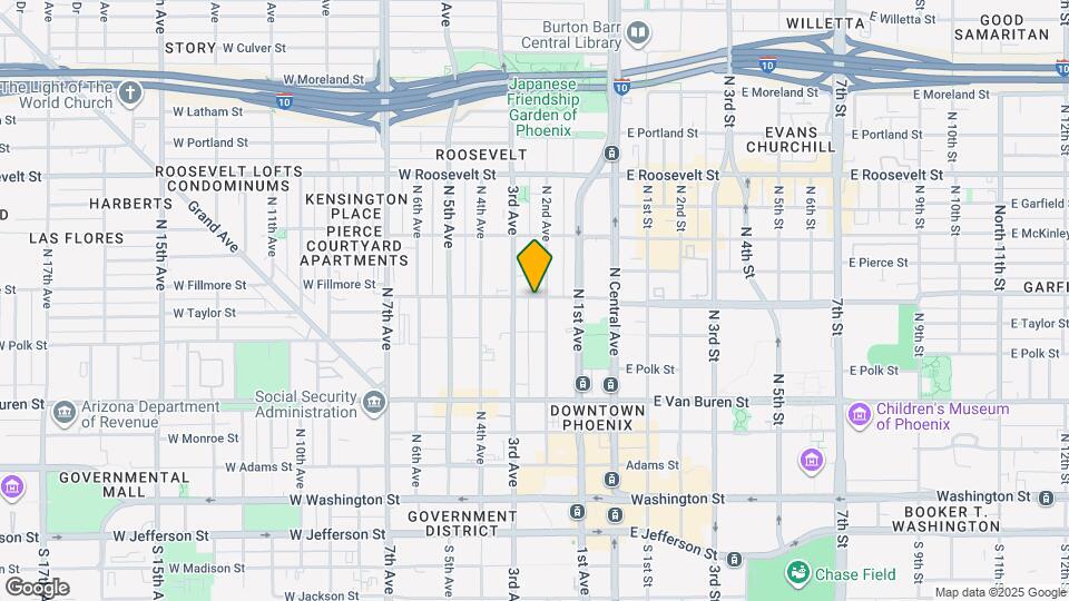 390 N 2nd Ave Map and Location Details