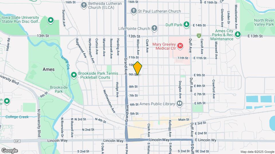 825 Wilson Ave Map and Location Details