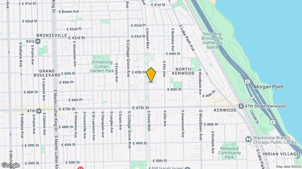 4537 S Drexel Blvd Map and Location Details