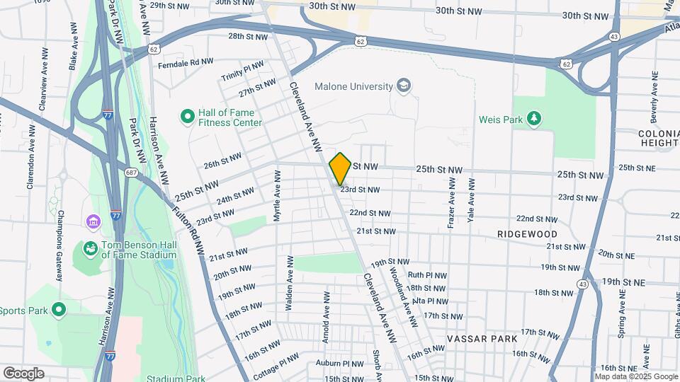 2236 Cleveland Ave NW Map and Location Details