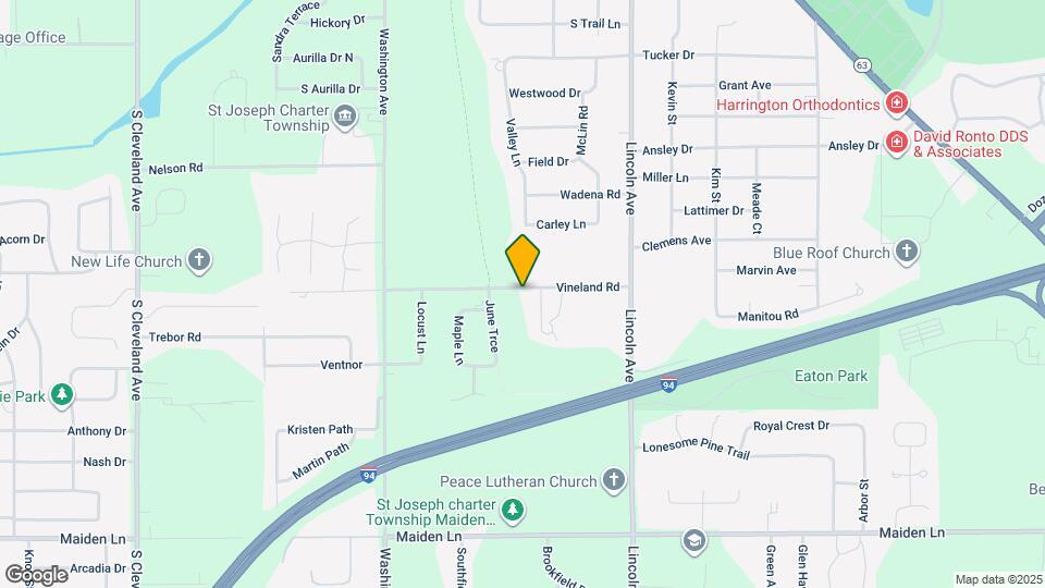 1072 Vineland Rd Map and Location Details