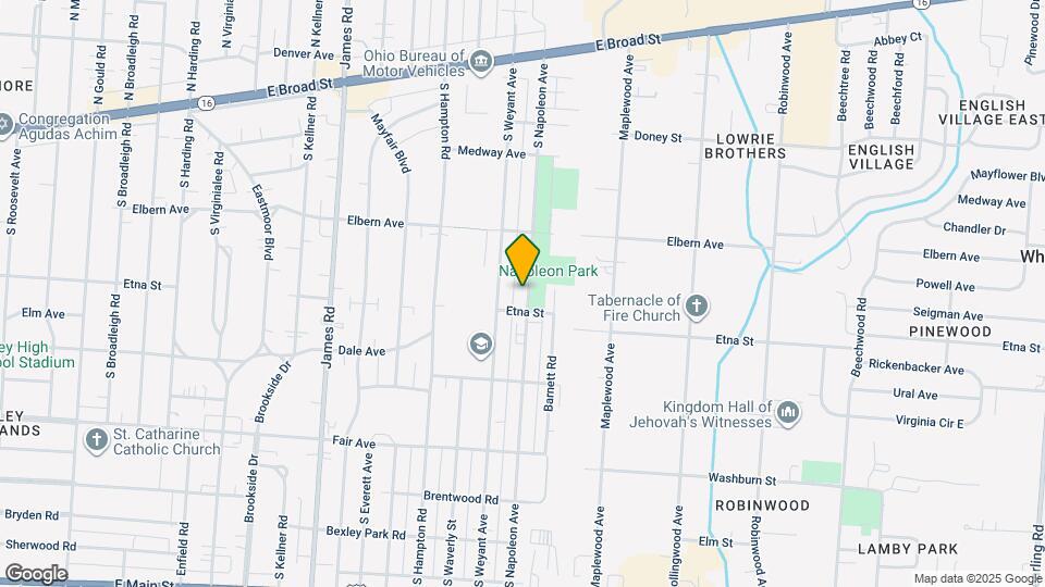 335 S Napoleon Ave Map and Location Details