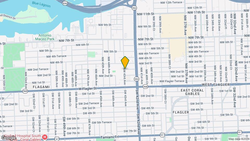 4296 NW 2nd Terrace Map and Location Details
