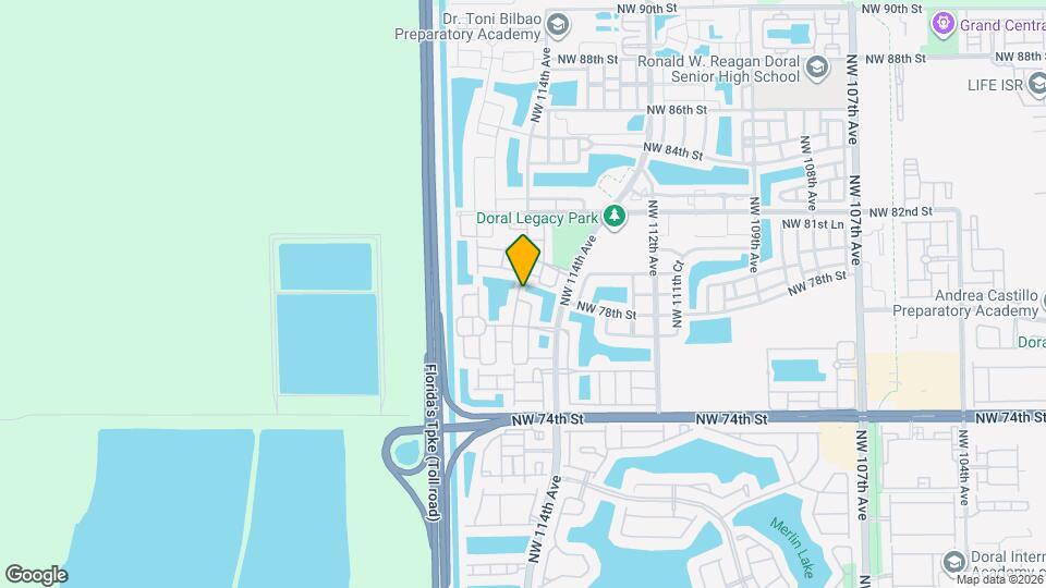 11497 NW 78th Terrace Map and Location Details