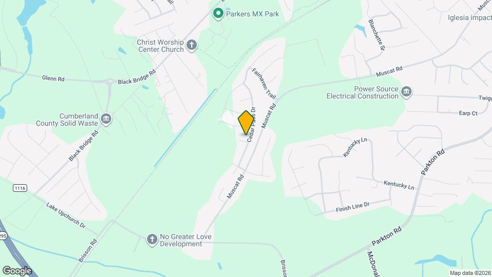 4716 Cedar Pass Dr Map and Location Details