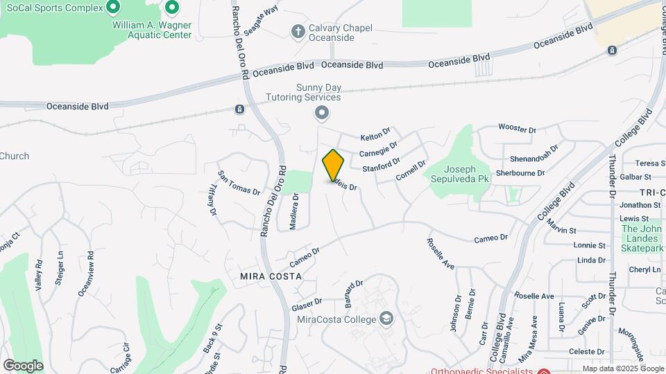 2825 Brandeis Dr Map and Location Details