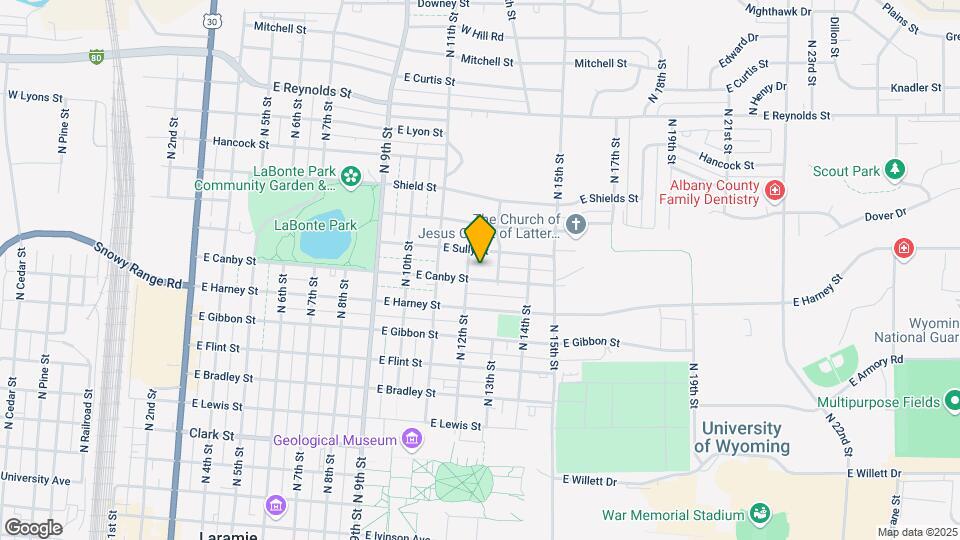 1207 E Canby St Map and Location Details
