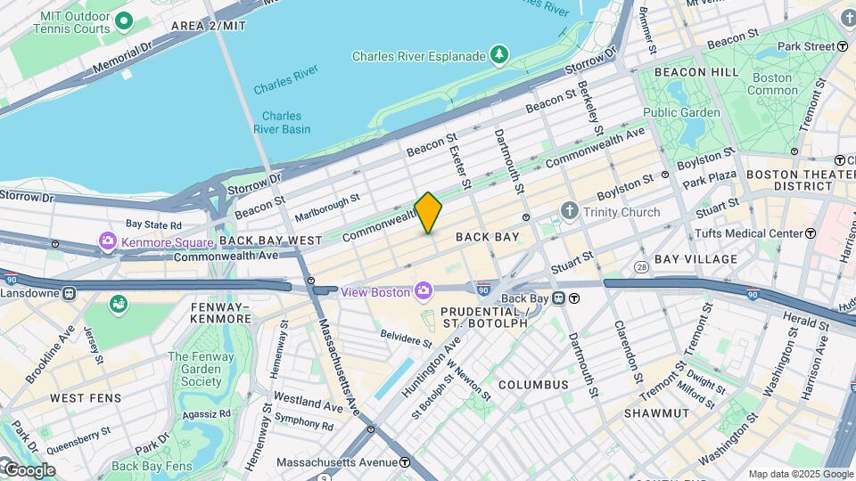 242 Newbury St, Unit 2 Map and Location Details