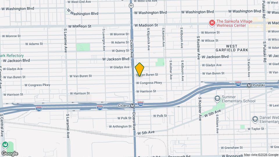 4741 W Van Buren St Map and Location Details