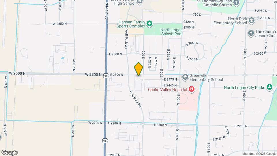 2485 N 180th E Mapa y Detalles de la Ubicación