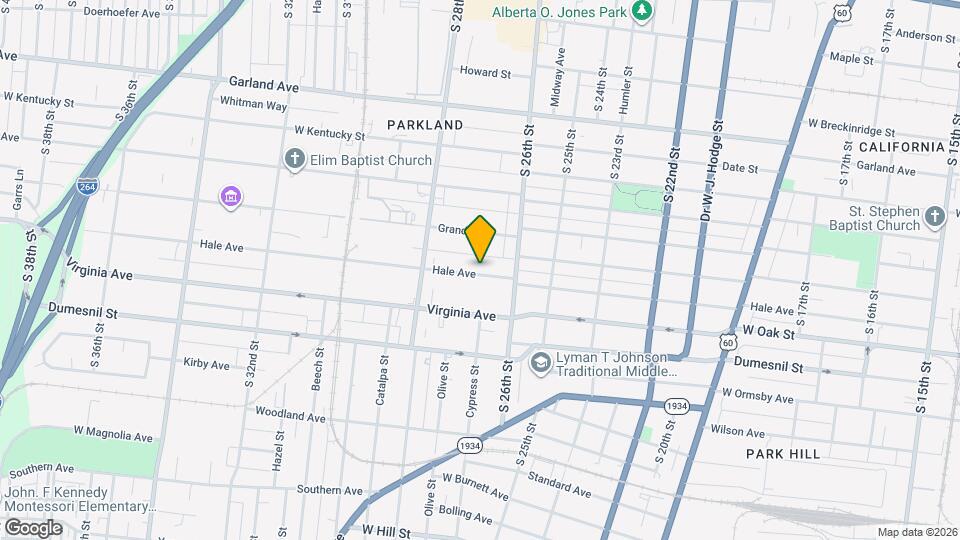 2635 Hale Ave Map and Location Details