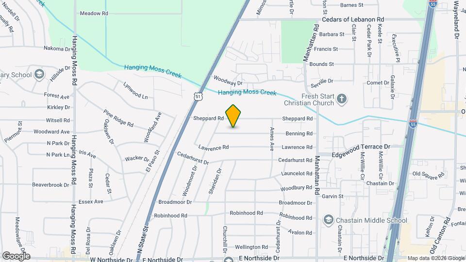 508 Benning Rd Map and Location Details