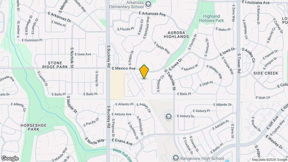 1824 S Quintero Way Map and Location Details