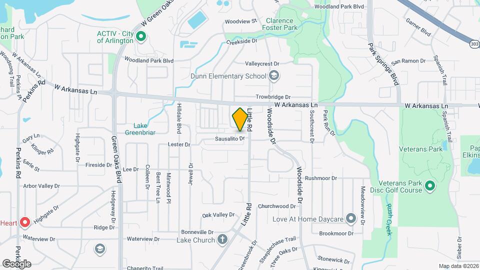 4615 Sausalito Dr Map and Location Details