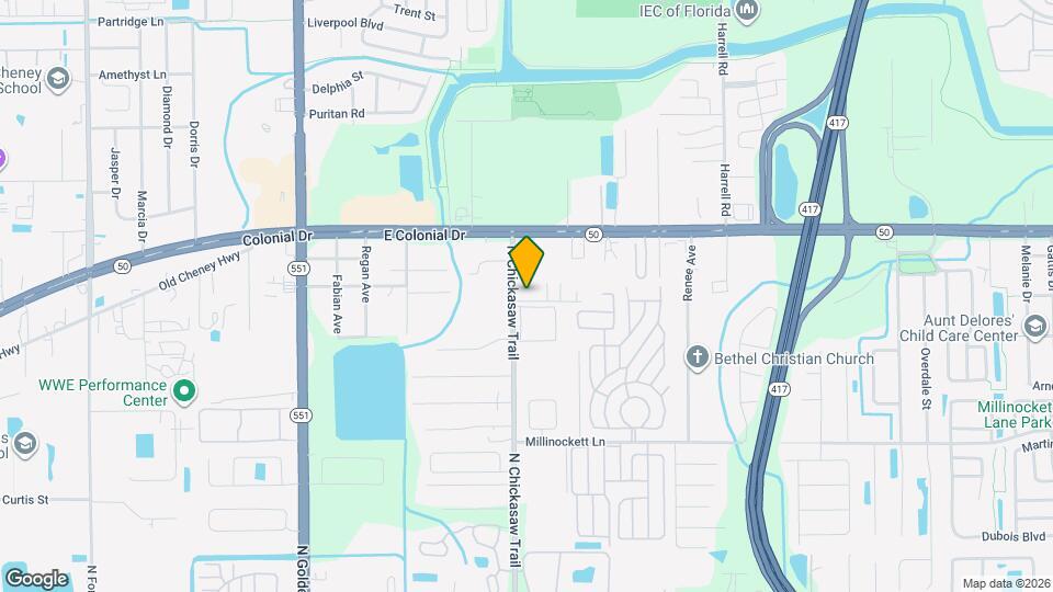 1657 N Chickasaw Trail Map and Location Details