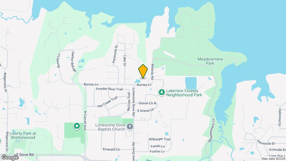 1606 Burney Ln Map and Location Details