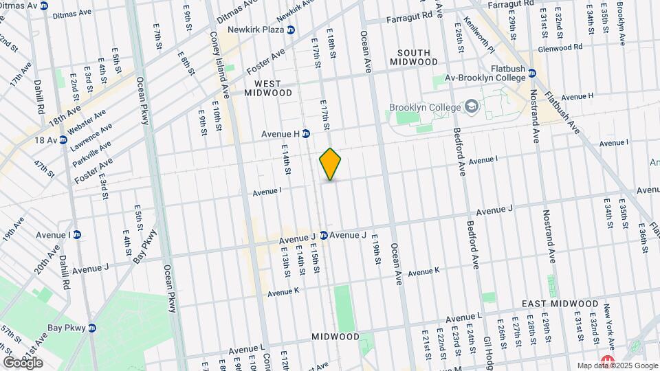 1620 Avenue I-Unit -10 Map and Location Details