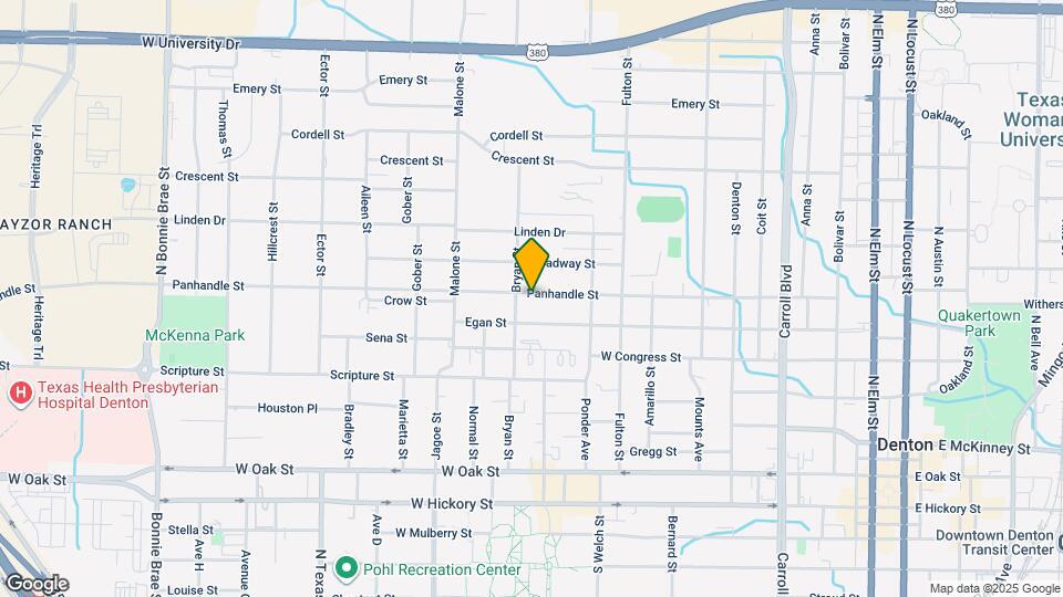 1319 Panhandle St Map and Location Details