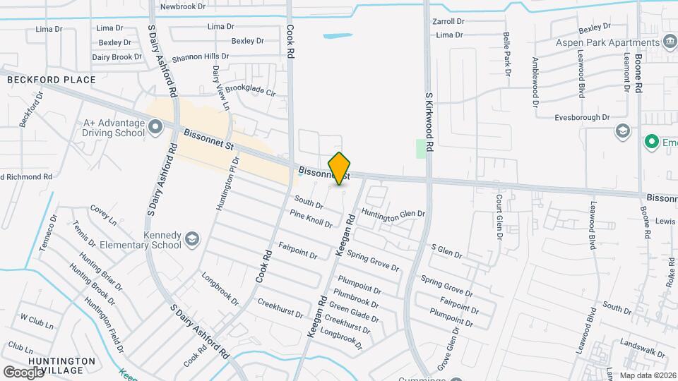 9510 Huntington Way Dr Map and Location Details