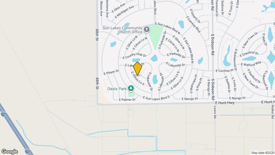 9035 E Citrus Ln S Map and Location Details