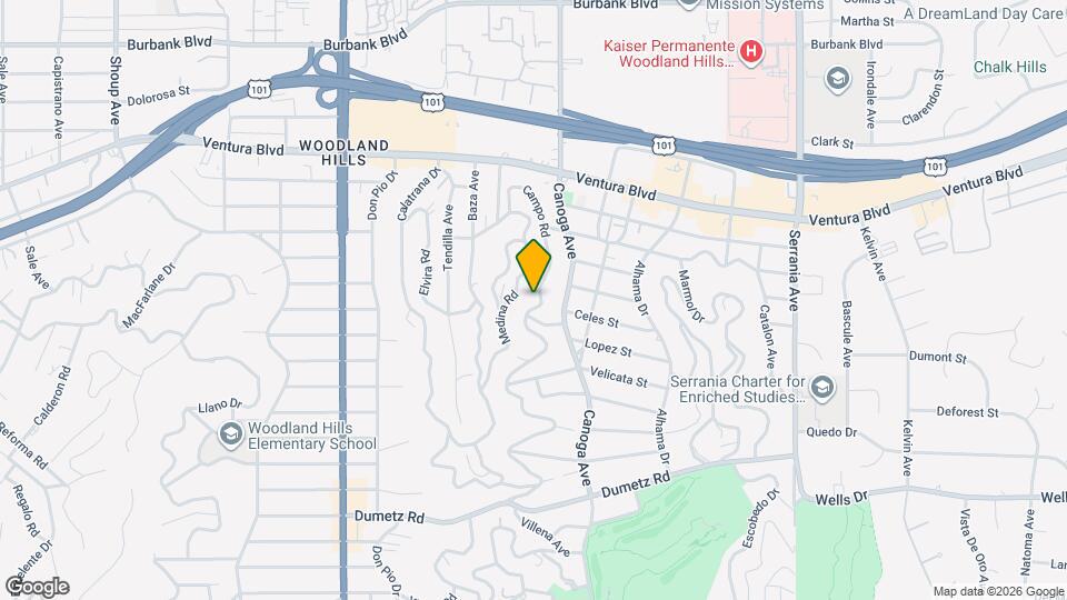 5221 Campo Rd Mapa y Detalles de la Ubicación