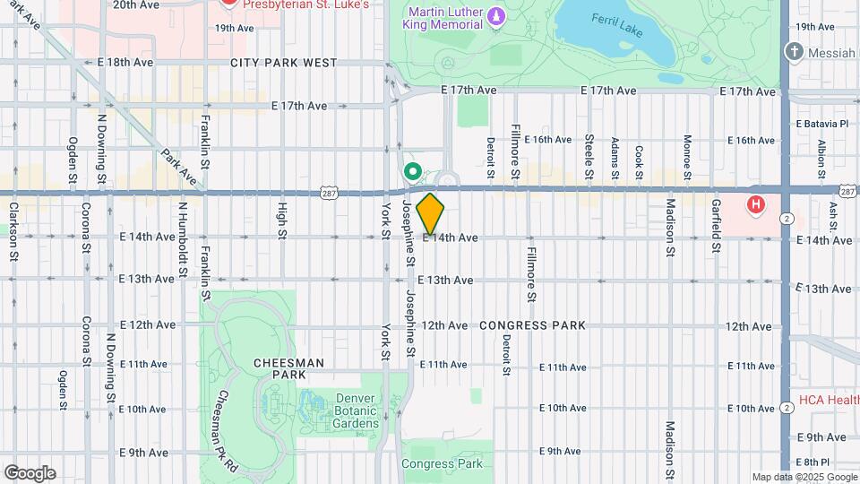 2464 E 14th Ave Mapa y Detalles de la Ubicación
