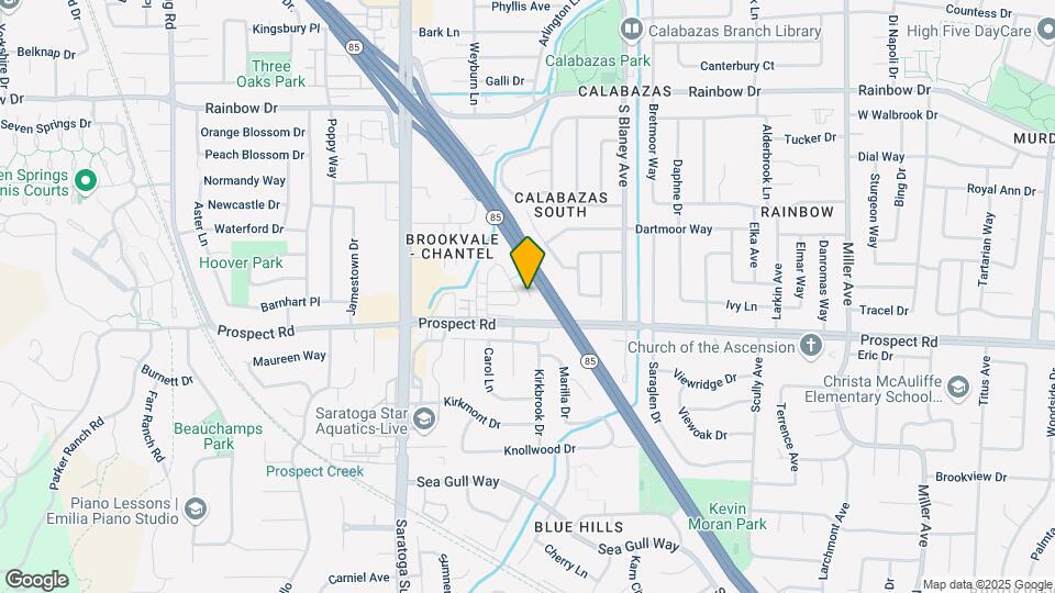 1549 Brookvale Dr Map and Location Details