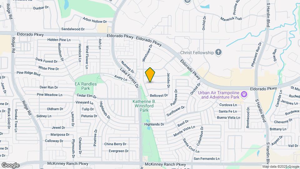 4607 Green Meadow Dr Map and Location Details
