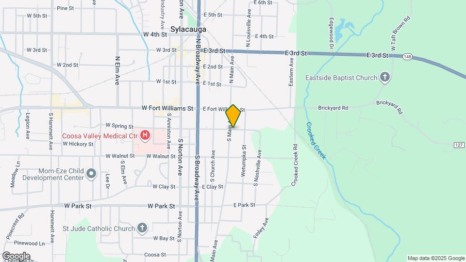 100 S Main Ave Map and Location Details