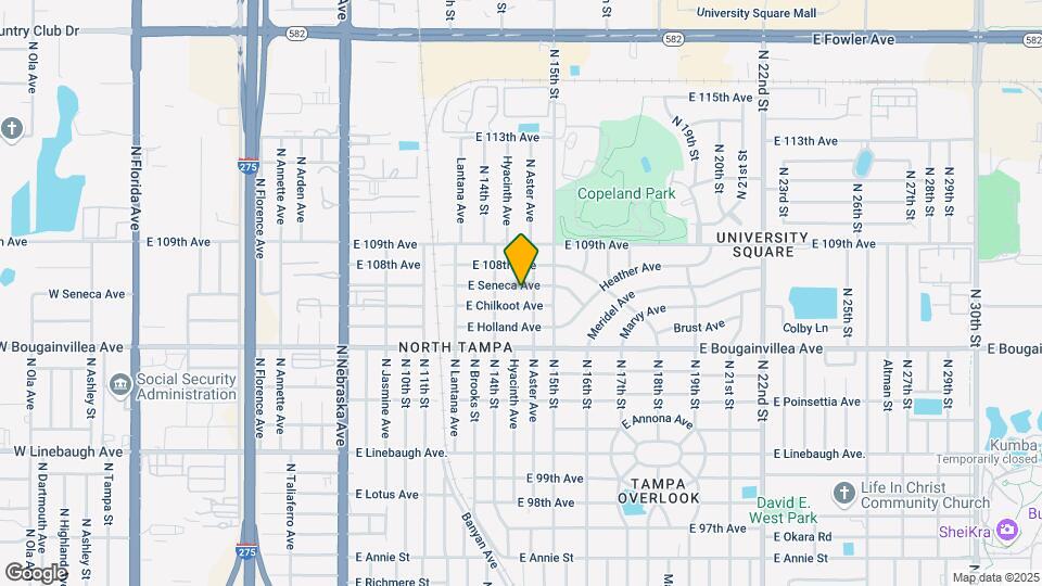 1413 E Seneca Ave Mapa y Detalles de la Ubicación