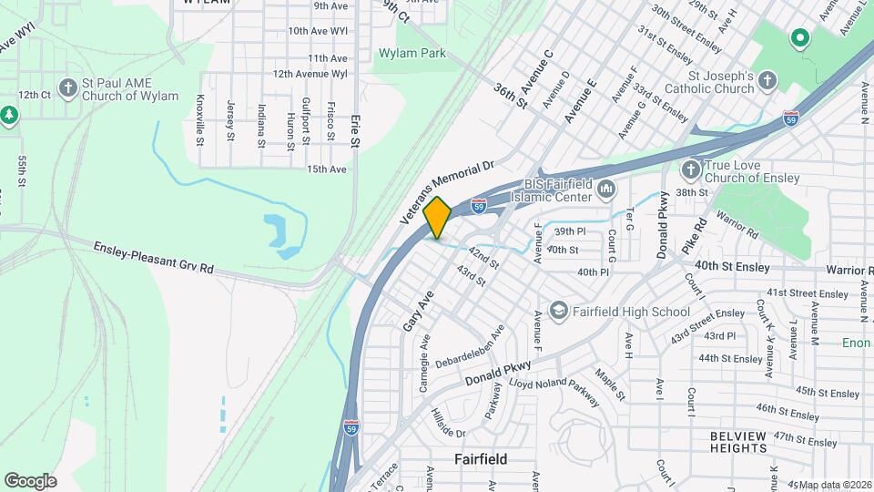 314 43rd St Map and Location Details