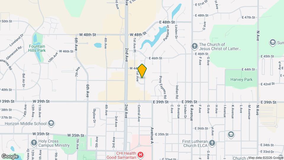 4202 Central Ave Map and Location Details