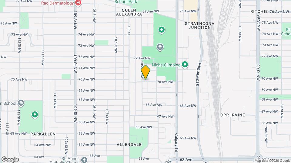 10528 70 Ave NW Map and Location Details