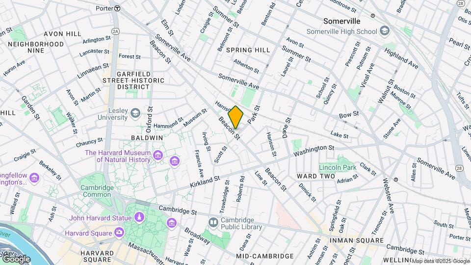 189 Beacon St, Unit 3 Map and Location Details