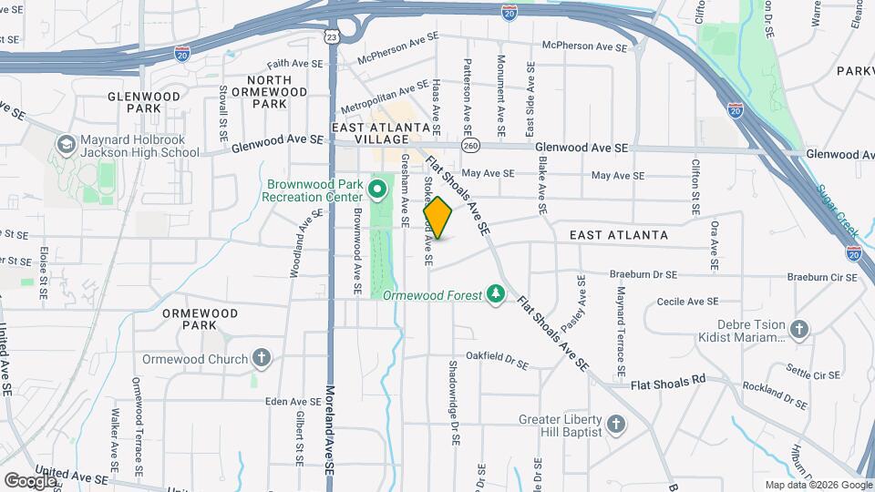 1360 Eastgate Ct Mapa y Detalles de la Ubicación