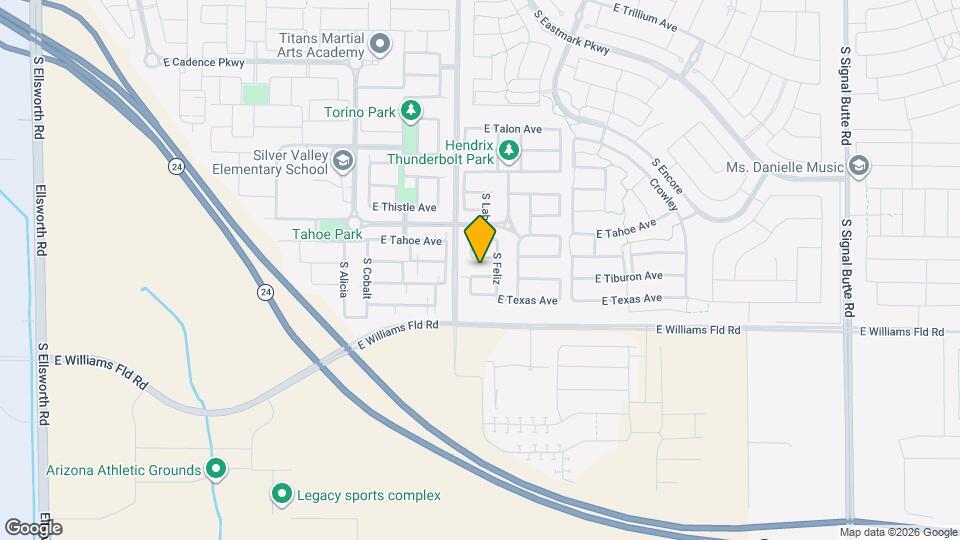 10036 E Tiburon Ave Mapa y Detalles de la Ubicación