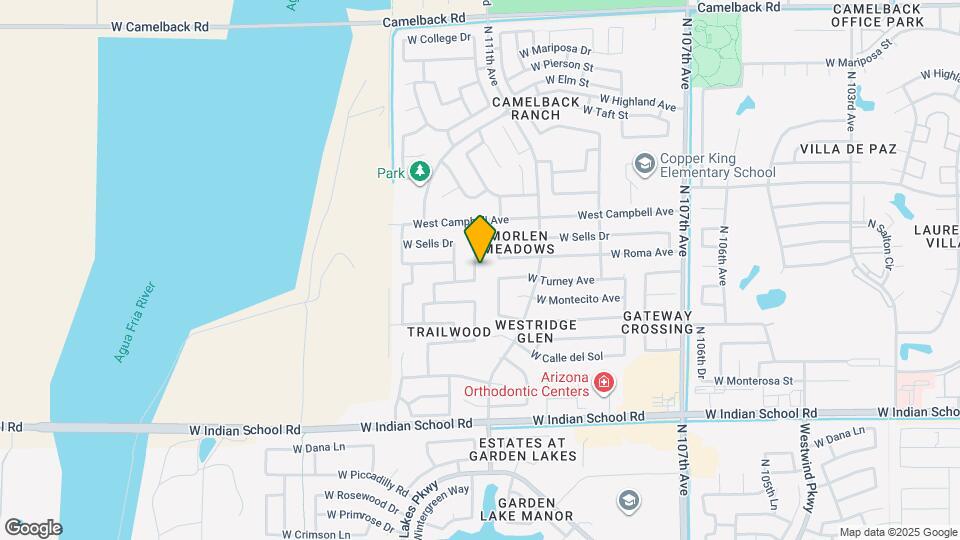 4349 N 111th Ln Map and Location Details