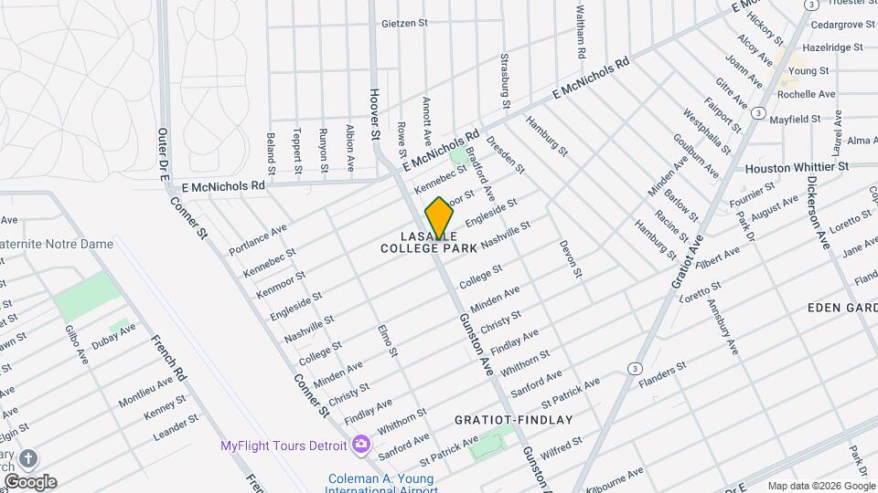 11700 Engleside St Map and Location Details