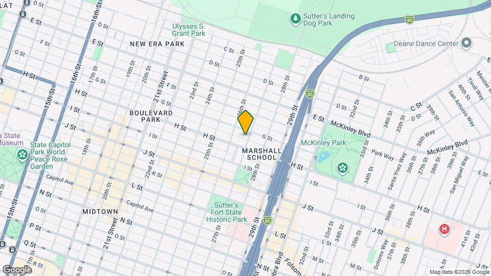 714 27th St Map and Location Details